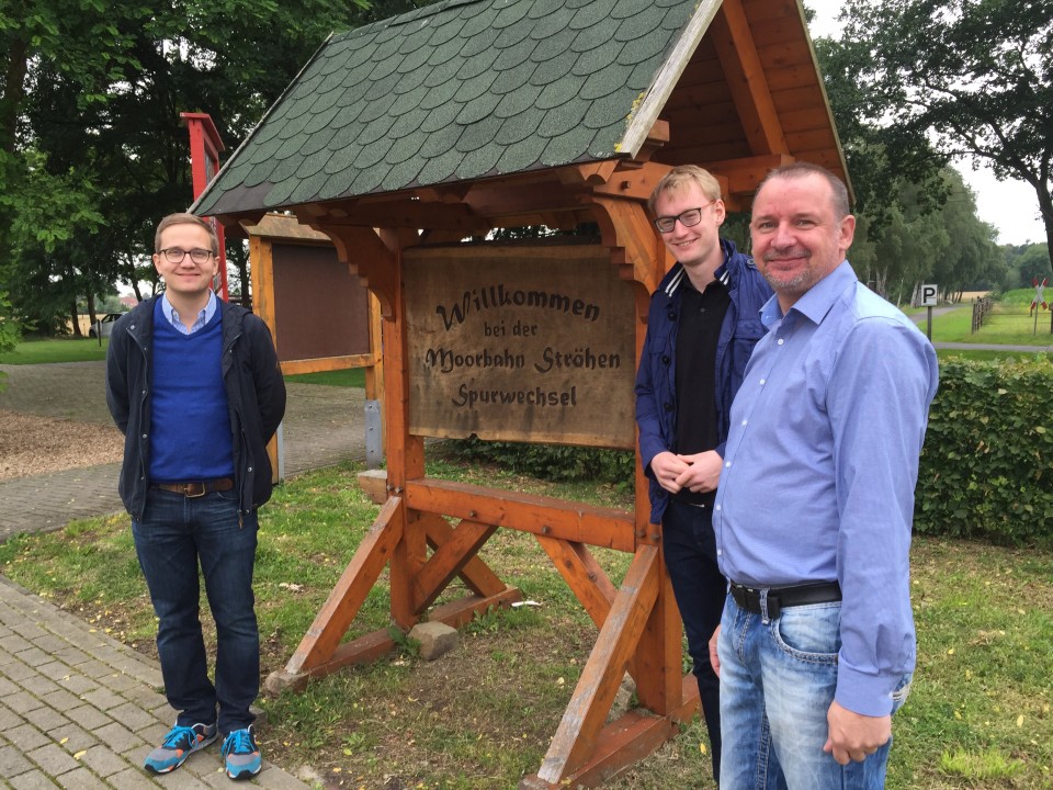 Felix Blaschzyk, Finn Kortkamp und Staphan Kawemeyer